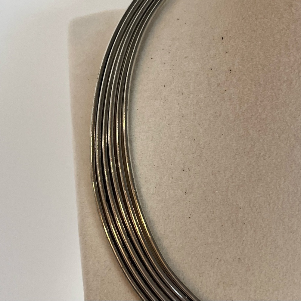 Silver Celtic Knot Choker Necklace - Picture 4 of 7